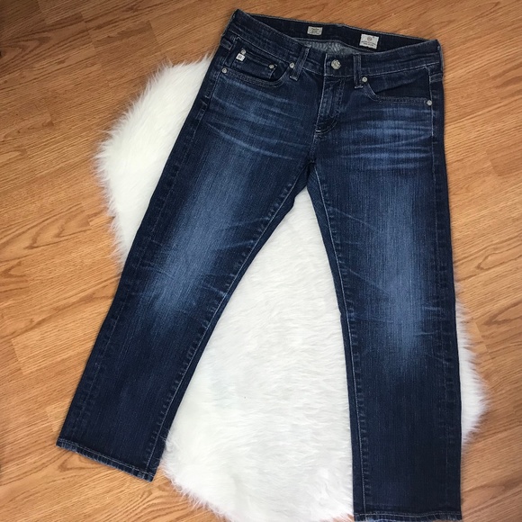 Ag Adriano Goldschmied Denim - AG Adriano Goldschmied Tomboy Crop 26R Blue Jean